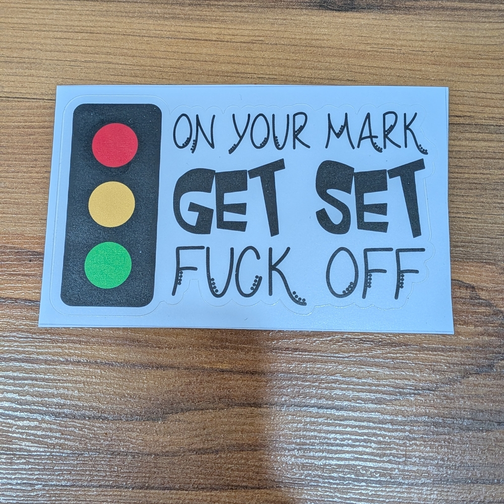 Brand New Funny vinyl Decal Sticker For Cars, Laptops Etc